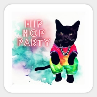 Hip Hop Party Sticker